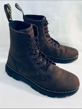 Dr. Martens Combs Crazy Horse Leather Boots